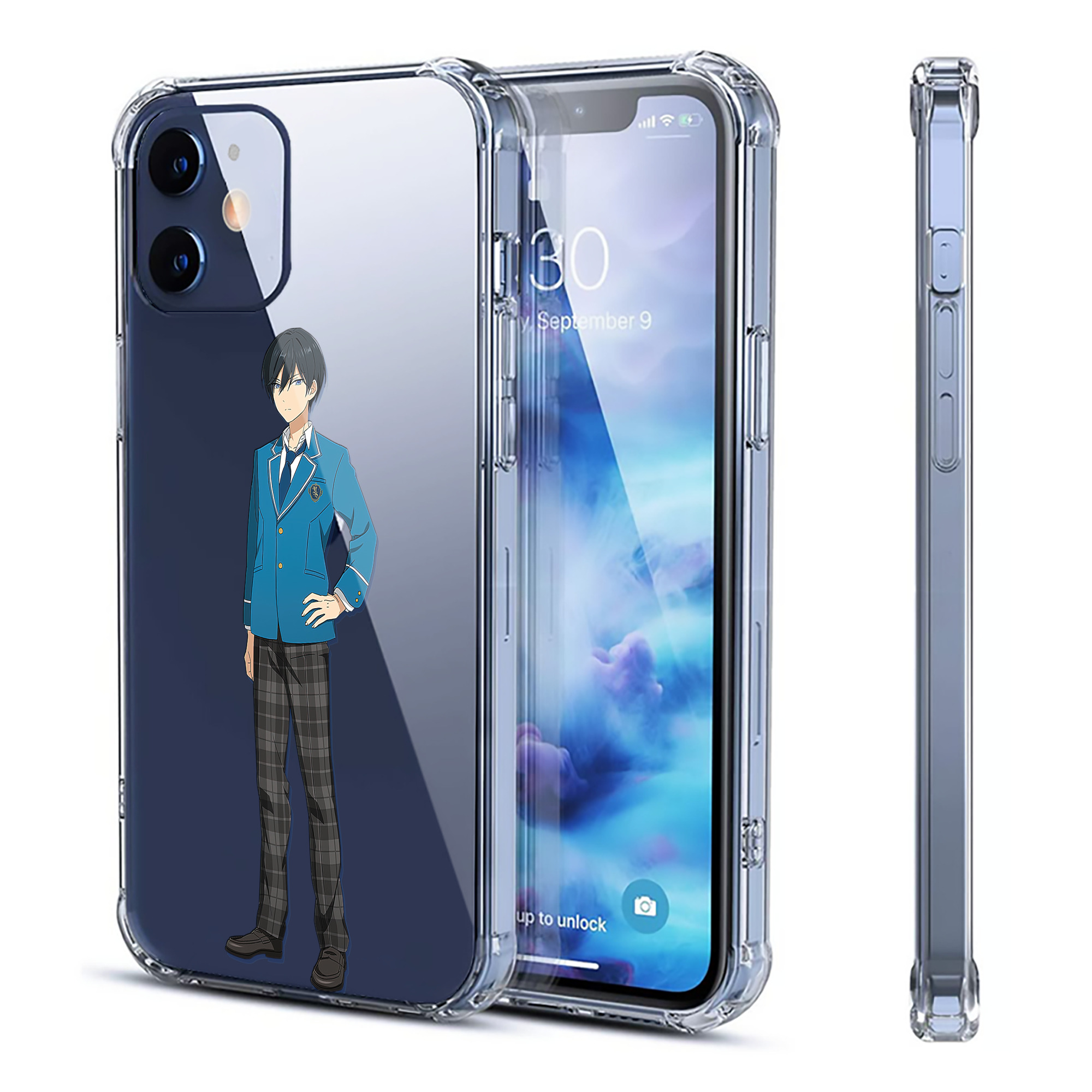 （画像用） あんさんぶるスターズ! Ensemble Stars 【iPhone 12シリーズ対応】透明スマホケース（クリアソフトケース）